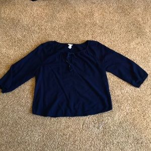 navy blue blouses